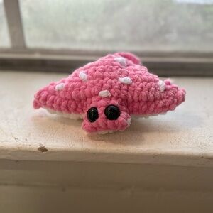 Plush Pink Stingray Toy